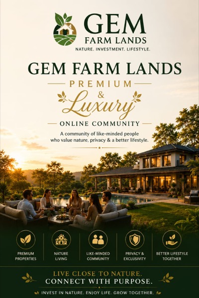 Premium and luxury FarmLands - Online community